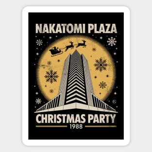Nakatomi Plaza Christmas Party 1988 Vintage Magnet